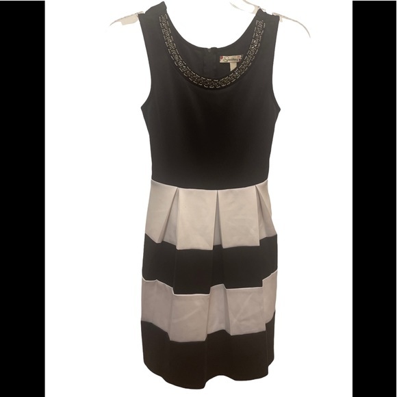 Speechless Black and White Dress Girls Size 12 - Picture 1 of 5